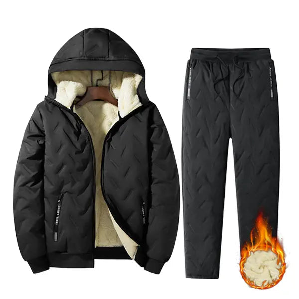 Men's winter warm wool waterproof windproof jacket