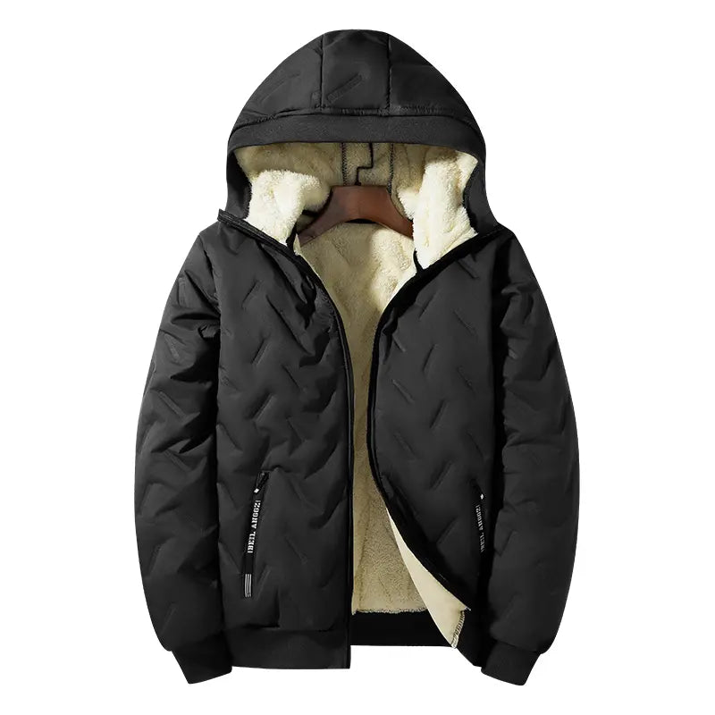 Men's winter warm wool waterproof windproof jacket