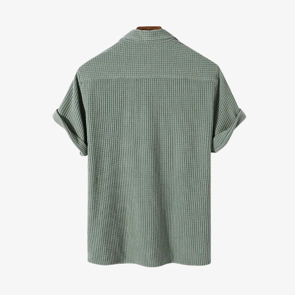 Textured Cotton Polo
