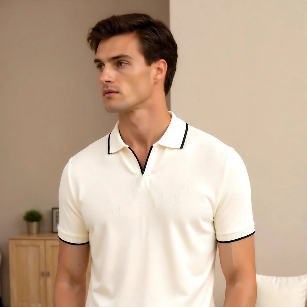 Contrast Slim Fitted Polo