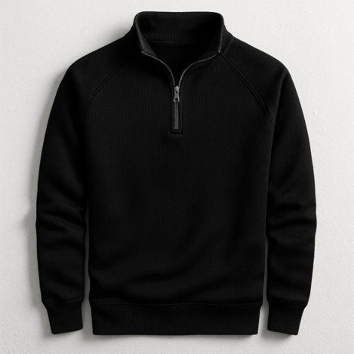 Quarter Zip Sweatshirt Long Sleeve