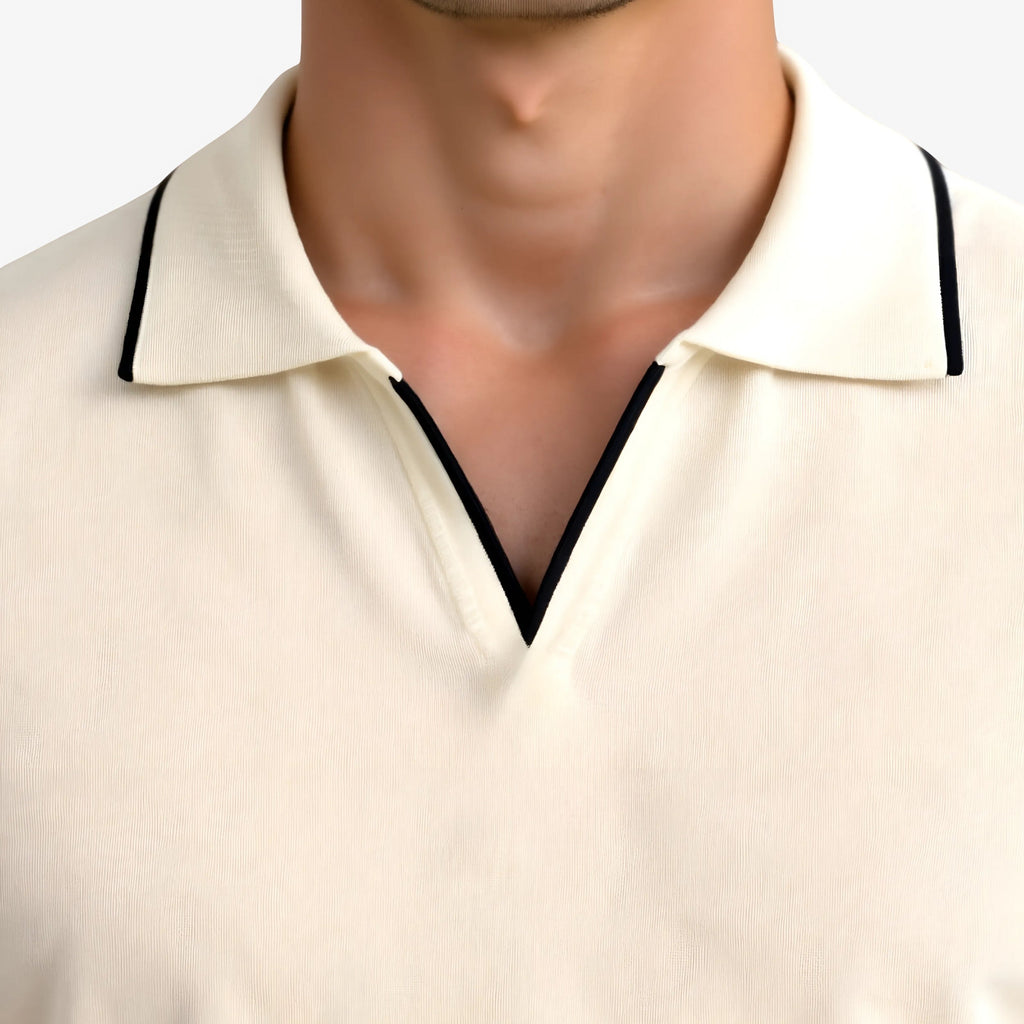 Contrast Slim Fitted Polo