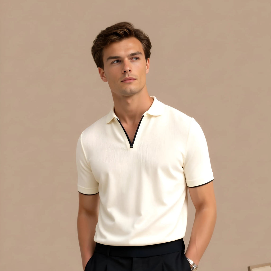 Contrast Slim Fitted Polo
